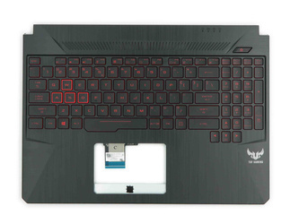 Asus 90NR01A2-R31UI0 Palmrest klawiatura obudowa LED US-International czarny