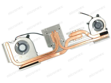 MSI Sword 17 A12UD A12UDX Układ chłodzenia Wentylator 5V+5V 0,55A+1,0A 4PIN