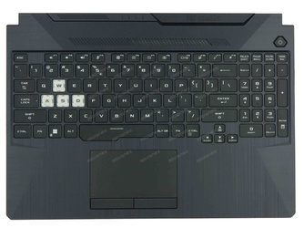 Asus TUF506QE Palmrest klawiatura obudowa LED RGB US-International czarny