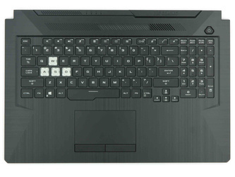 Asus TUF Gaming A17 FA706QR Palmrest klawiatura obudowa LED RGB US-International czarny