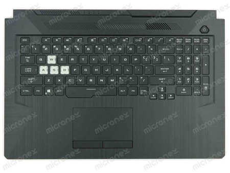Asus TUF Gaming F17 FX706HM Palmrest klawiatura obudowa LED RGB US-International czarny