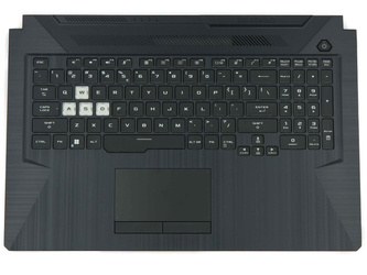 Asus 90NR05Y4-R31US1 Palmrest klawiatura obudowa LED RGB US-International czarny