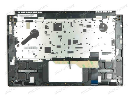 MSI 957-16S61E-C23 Palmrest klawiatura obudowa LED US-International Aluminium czarny