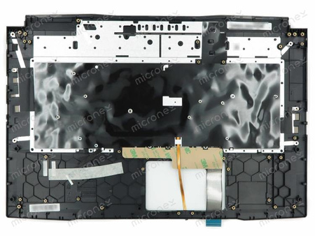 MSI 957-17L42E-C20 Palmrest klawiatura obudowa LED US-International czarno-żółty