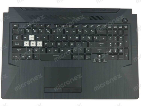 Asus TUF706IU Palmrest klawiatura obudowa LED RGB US-International czarny