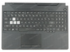 Asus 90NR03L1-R32UI0 Palmrest klawiatura obudowa LED RGB US-International czarny