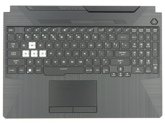 Asus TUF Gaming A15 FA506II Palmrest klawiatura obudowa LED RGB US-International czarny