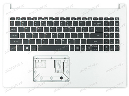 Acer 6B.HDEN7.060 Palmrest klawiatura obudowa US-International srebrny
