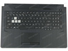 Asus 90NR03K1-R31US0 Palmrest klawiatura obudowa LED RGB US-International czarny