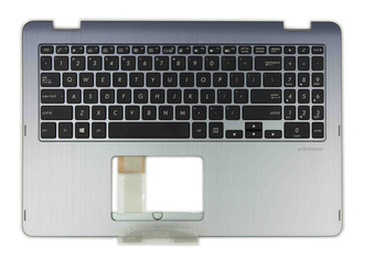 Asus 90NB0GB1-R31UI0 Palmrest klawiatura obudowa LED US-International szary