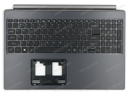 Acer 6B.Q99N2.001 Palmrest klawiatura obudowa LED US-International szary