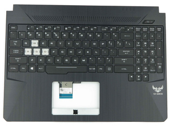 Asus TUF Gaming FX505DU FX505DV Palmrest klawiatura obudowa LED RGB US-International czarny
