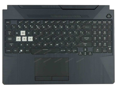 Asus TUF506QE Palmrest klawiatura obudowa LED RGB US-International czarny
