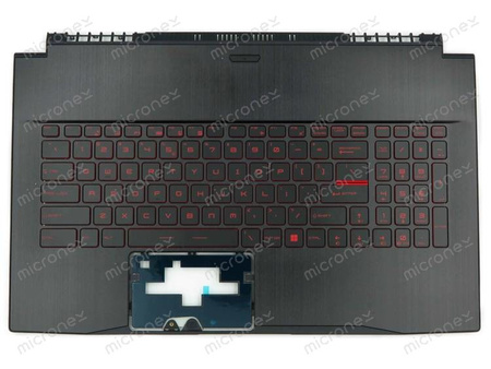MSI 957-17F31E-C20 Palmrest klawiatura obudowa LED US-International czarny