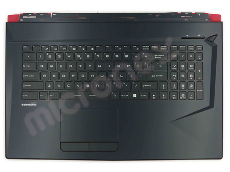 Msi Leopard GP73 8RD Palmrest klawiatura obudowa LED RGB US-International czarny