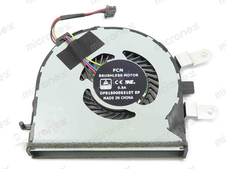 Asus ZenBook UX510UWK Wentylator CPU 5V 0,5A 4PIN