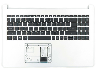 Acer Aspire 5 A515-55 A515-55G Palmrest klawiatura obudowa LED US-International srebrny
