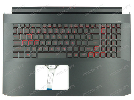 Acer Nitro 5 AN517-53 Palmrest klawiatura obudowa LED US-International czarny