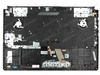 Asus 90NR0743-R30UI0 Palmrest klawiatura obudowa LED RGB US-International czarny