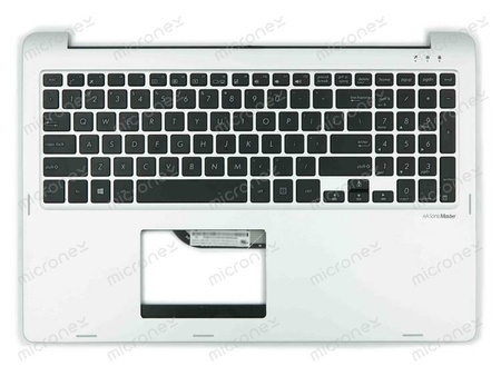 Asus 90NB05R1-R31US0 Palmrest klawiatura obudowa US-International srebrny