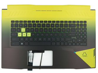 MSI 957-17L42E-C20 Palmrest klawiatura obudowa LED US-International czarno-żółty
