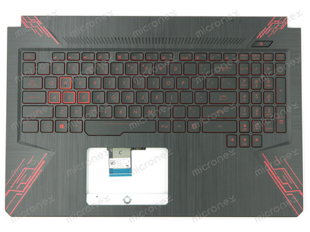 Asus TUF FX504GD FX504GE Palmrest klawiatura obudowa LED US-International