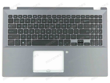 Asus 90NX0261-R31US0 Palmrest klawiatura obudowa US-International szary