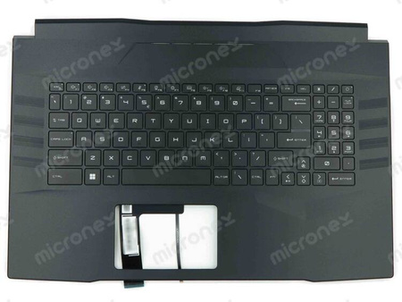 MSI MS-17L1 Palmrest klawiatura obudowa LED RGB US-International czarny