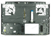 Acer 6B.QBCN2.001 Palmrest klawiatura obudowa LED RGB US-International czarny
