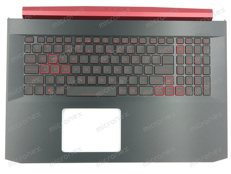 Acer 6B.Q5EN2.001 Palmrest klawiatura obudowa LED US-International czarny GTX1050|GTX1650
