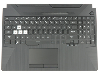Asus TUF Gaming A15 FA506IV Palmrest klawiatura obudowa LED RGB US-International czarny