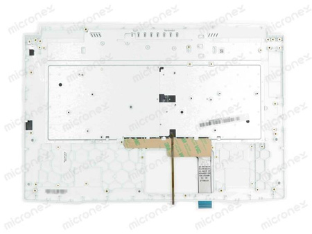 MSI 957-17L113E-C20 Palmrest klawiatura obudowa LED US-International biały