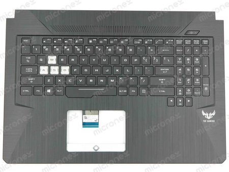 Asus TUF Gaming FX705DT Palmrest klawiatura obudowa LED RGB US-International czarny