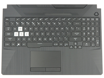 Asus 90NR03L1-R31UI0 Palmrest klawiatura obudowa LED RGB US-International