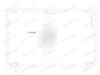 Toshiba Satellite L50D Klapa matrycy biały
