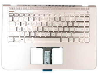 HP Pavilion 14-BK Palmrest klawiatura obudowa US-International