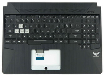 Asus TUF Gaming FX505DU FX505DV Palmrest klawiatura obudowa LED US-International czarny