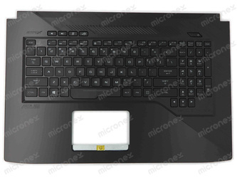 Asus 90NB0GL2-R31US0 Palmrest klawiatura obudowa LED RGB US-International czarny