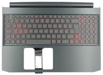 Acer 6B.Q7KN2.045 Palmrest klawiatura obudowa LED UK czarny GTX1650