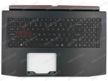 Asus Predator Helios 300 PH315-51 Palmrest klawiatura obudowa LED RGB US-International czarny GTX1050