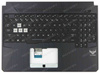 Asus 90NR02N1-R30UI0 Palmrest klawiatura obudowa LED RGB US-International czarny 2PIN