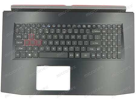 Acer Predator Helios 300 PH317-51 Palmrest klawiatura obudowa LED US-International czarny GTX1060