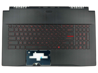 MSI MS-17F6 Palmrest klawiatura obudowa LED US-International czarny