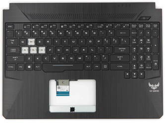 Asus 90NR02N3-R30US0 Palmrest klawiatura obudowa LED US-International czarny