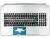 MSI Creator 17M A10SD A10SE Palmrest klawiatura obudowa US-International srebrny