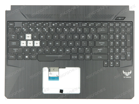 Asus TUF565DD Palmrest klawiatura obudowa LED RGB US-International czarny