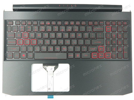 Acer Nitro 5 AN515-57 Palmrest klawiatura obudowa LED US-International czarny