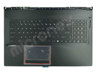 MSI Raider GE75 10SFS 10SGS Palmrest klawiatura obudowa czarny