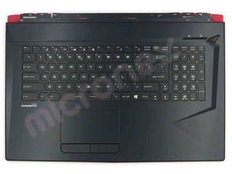 Msi Leopard GP73 8RD Palmrest klawiatura obudowa LED RGB US-International czarny