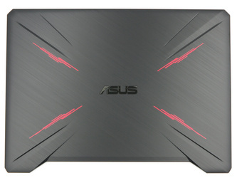 Asus 90NR02C3-R7A010 Klapa matrycy czarny z czerwonym wykończeniem